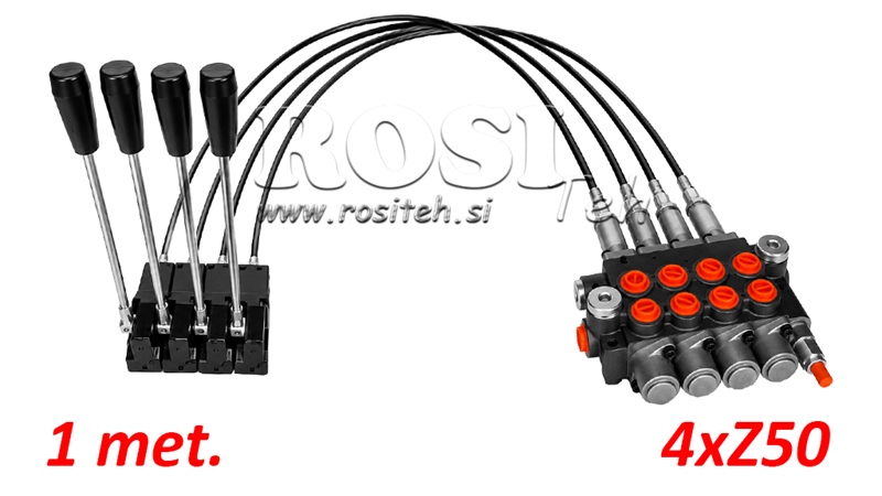 KIT 4xZ50 + JOYSTICK 1 POZICIJA L1000