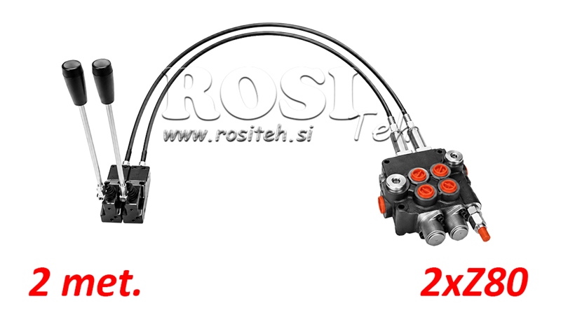 KIT 2xZ80 + JOYSTICK 1 POZICIJA L2000