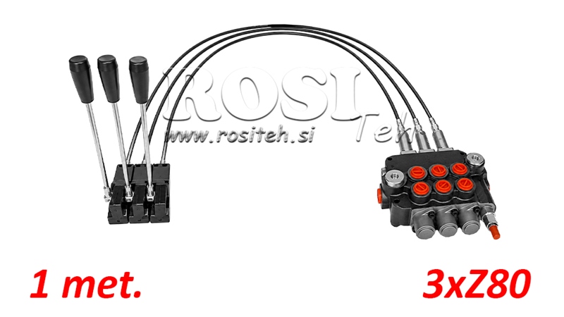 KIT 3xZ80 + JOYSTICK 1 POZICIJA L1000