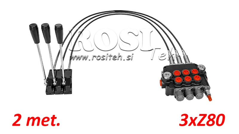 KIT 3xZ80 + JOYSTICK 1 POZICIJA L2000