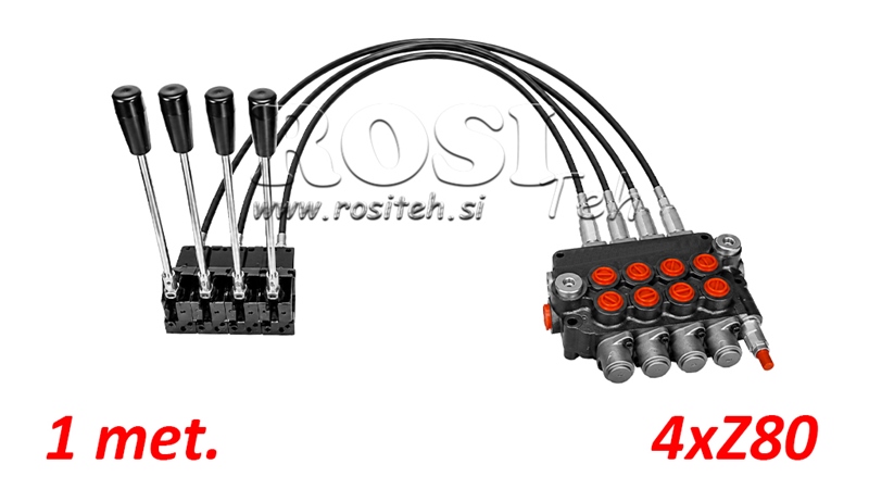 KIT 4xZ80 + JOYSTICK 1 POZICIJA L1000