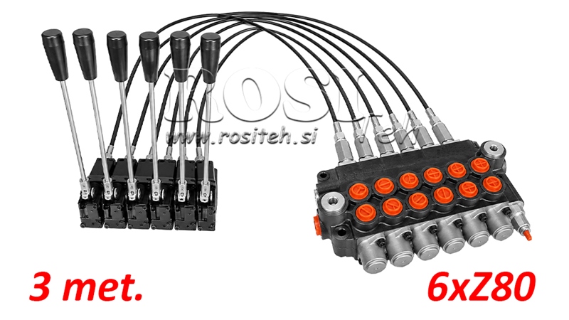 KIT 6xZ80 + JOYSTICK 1 POZICIJA L3000