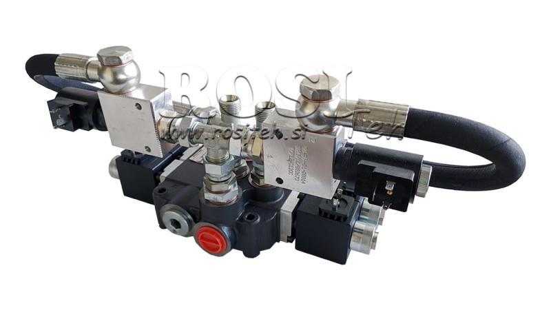 HYDRAULICKÝ VENTIL 2xZ80 12V DC S PLÁVAJÚCOU FUNKCIOU