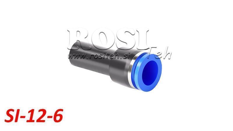 PNEUMATINIS KIŠTUKAS REDUKTORIUS KONEKTORIUS TPA BE SRIEGIO SI-12-6