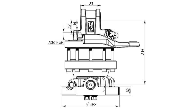 HIDRAVLIČNI ROTATOR 5500/3250
KG S PRIROBNICO