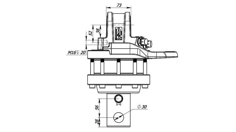 HIDRAVLIČNI ROTATOR 5500/3250 KG Z OSJO