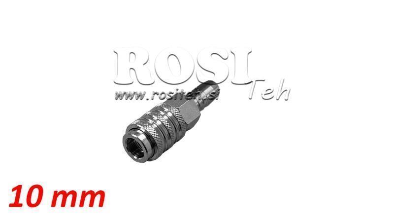 PNEUMAATTISET NOPEAT LIITIN NAIS KUUSI 10mm - DN7.2