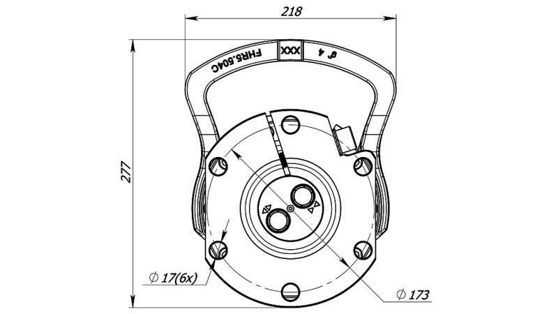 HIDRAVLIČNI ROTATOR 5500/3250
KG S PRIROBNICO