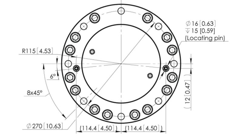 HIDRAVLIČNI ROTATOR CPR8-01 33000-8000 KG