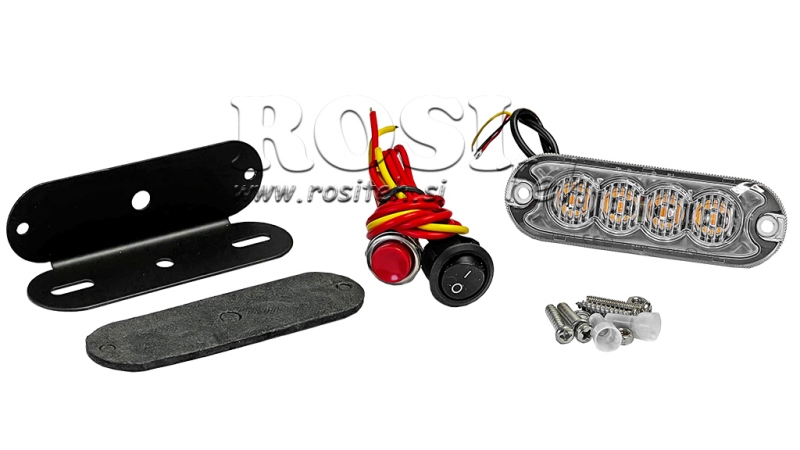 LED STROBOSKOPINĖ LEMPA 12/24 V