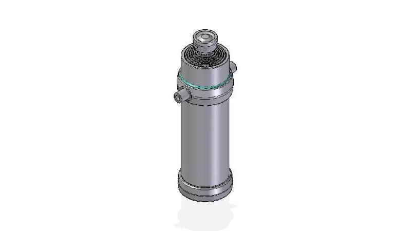 7058S - TELESCOPIC CYLINDER STANDARD/BALL 7 STAGES TRAVEL 4159 DIAMETER 215
