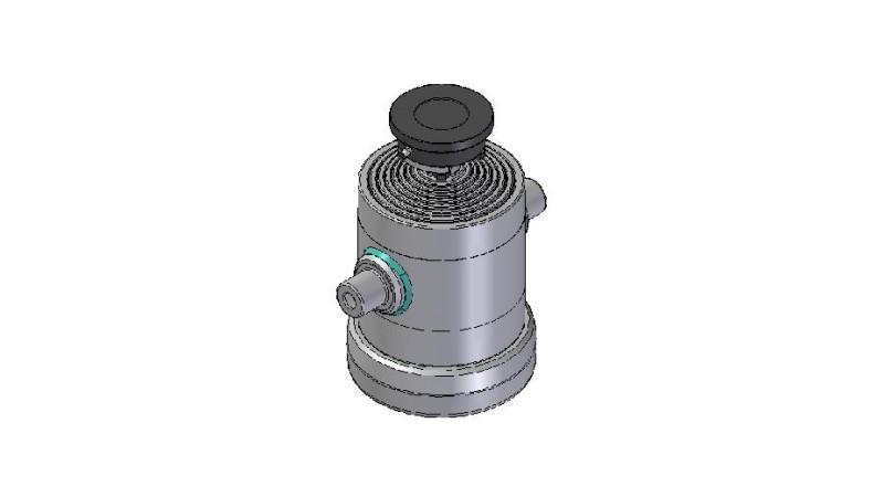 8009S - TELESCOPIC CYLINDER STANDARD/BALL 8 STAGES TRAVEL 1715 DIAMETER 240