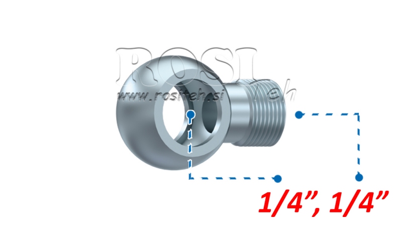 HIDRAULIKUS IDOM SZEM 1/4-1/4