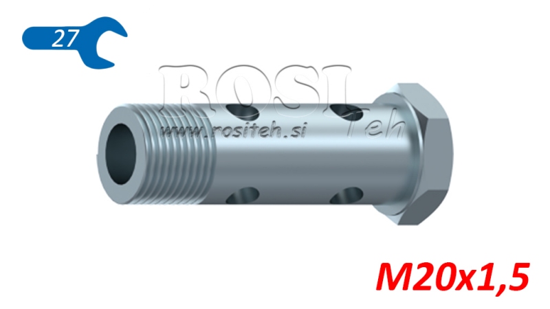 HIDRAULINIS TUŠČIAS VARŽTAS DUBLE M20X1,5