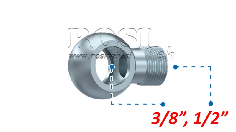 ZŁĄCZKA BANJO HYDRAULICZNA 3/8-1/2
