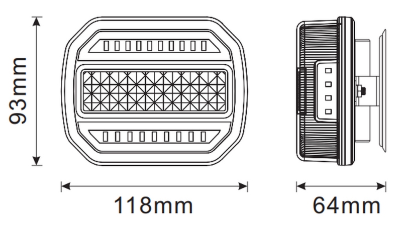 LED MAGNETINĖS ŠVIESOS RINKINYS - BEVIELIS 12/24V CANBUS