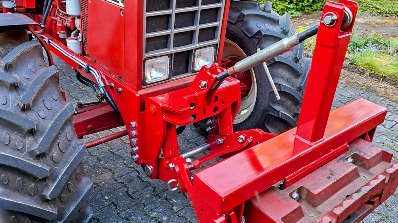 FRONTLYFT UNIVERSAL FÖR TRAKTOR KAT. 2 - 1500KG - RÖD (RAL 3000)