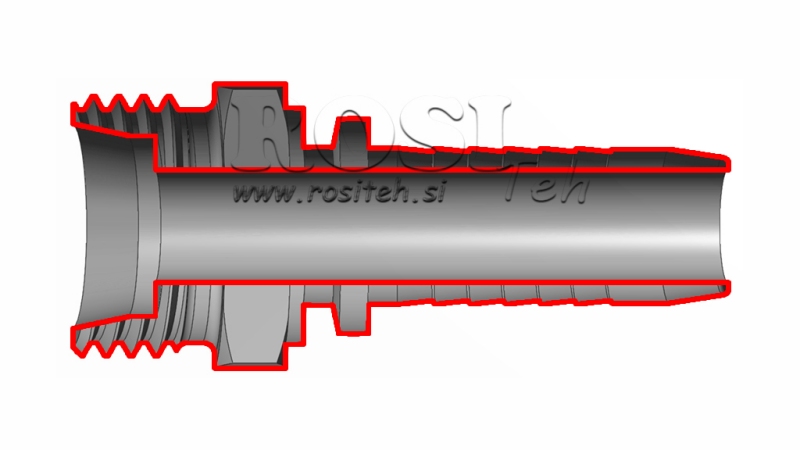HIDRAULINĖ SĄSAJA CEL 35 L PATINAS DN25-M45X2