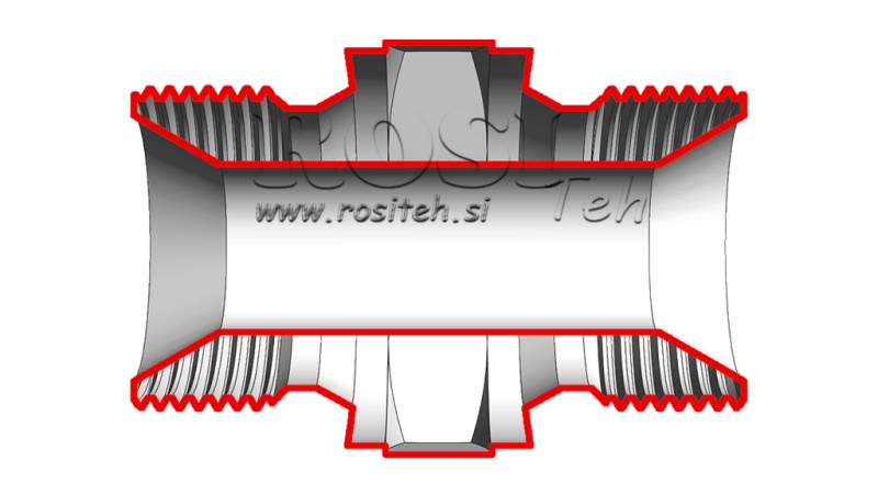 HYDRAULICKÝ DVOJITÝ SKRUTKOVÝ SPOJ BSP 11/2
