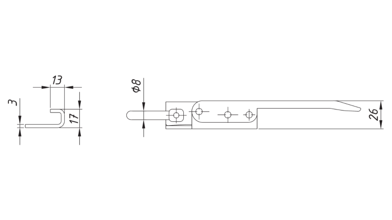 PAPILDOMAS EKO TIPO ŠONINIS UŽDARYMAS