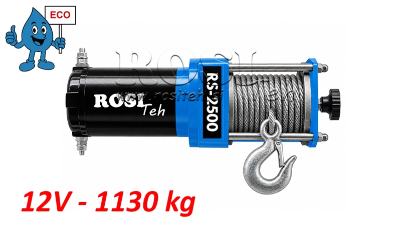 12 V ELEKTRINĖ GERVĖ RS-2500 - 1130 kg - ECO