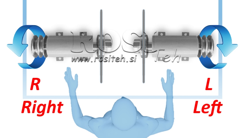 KETAČINIO PJŪKLO VELENAS 300MM (DEŠINĖ SRIEGIS)