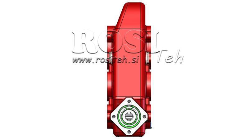 REDUKTOR - SZOROZÓ RT500 ZA HIDRAULIKUS MOTOR MP/MR/MS arány 43,6:1