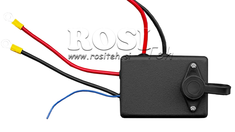 12 V ELEKTRINĖ GERVĖ RS-3500 - 1585 kg - SINTETINĖ VIRVĖ - ECO