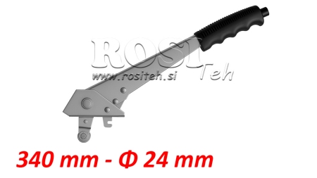 LEVA DI TRAZIONE L340 CON PULEGGIA Φ24MM