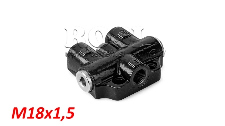 VALVOLA IDRAULICA PER MARCATORE UNIDIREZIONALE M18X1.5