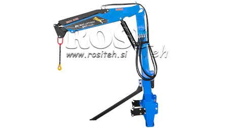 TRAKTOROVÝ TROJBODOVÝ ŽERIAV – HYDRAULICKÉ RAMENO 1200 KG