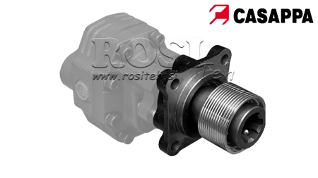 P.T.O. ADAPTERIS KETAUS SIURBLIUI ASAE MOTERIS - 3 VARŽTAI