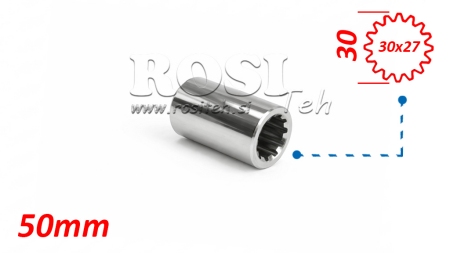 KARDANADAPTERI HOLKKI 30x27 (16 URAA) (50 mm)