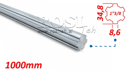 TOLÓTENGELY BORDÁS 1-3/8 (1000 mm)