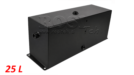 TANQUE DE METAL 25 LITROS CUBO 260X210X600MM