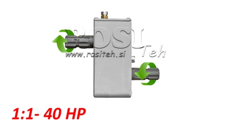 Trauktorinė pavarų dėžė - inversija 1:1 (40AG-30KW) patinas-patinas