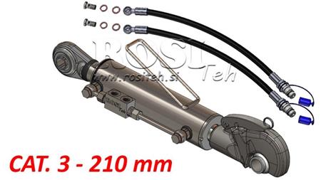 HYDRAULINEN TYÖNTÖVARSI PIKAKYTKENNÄLLÄ AUTOMATIC - CAT. 3 - 80/40-210 (90-210 HP) (25,4 mm)