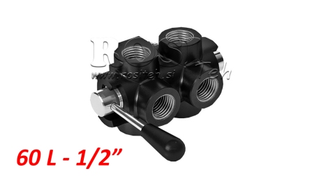 MANUAL 6 PORT VALVE DF 1/2 - 60LIT