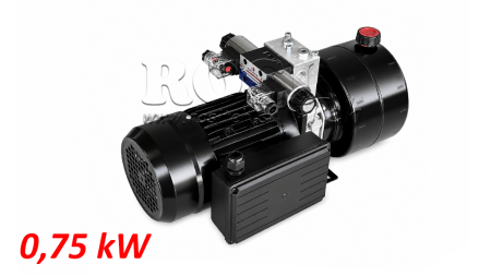МИНИ ХИДРАВЛИЧЕН POWER-PACK 230V AC (0.75 kW) - 3.7 cc - 5.2 lit/min - резервоар 4 литра
