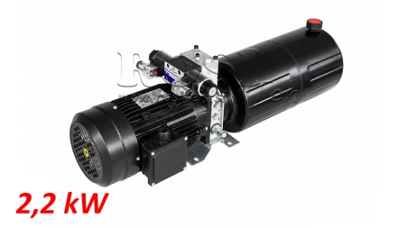 MINI HIDRAVLIČNI AGREGAT 380V AC (2,2 kW) - 8,0 cc - 11,2 lit/min - tank 12 lit