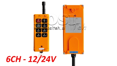 RADIO VALDYMO PULTAS 6CH - 12/24V