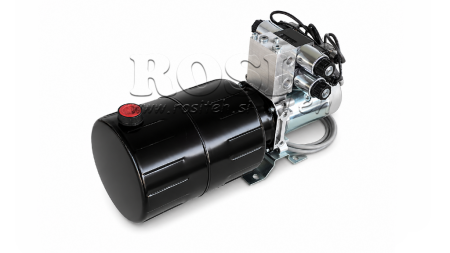 МИНИ ХИДРАВЛИЧЕН POWER-PACK 12V DC - 1.6kW = 2.1cc - 8 литра - 2x двупосочна единица (метал)