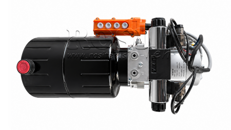 МИНИ ХИДРАВЛИЧЕН POWER-PACK 12V DC - 1.6kW = 2.1cc - 8 литра - 2x двупосочна единица (метал)