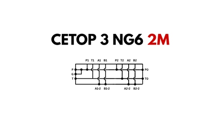 PAGRINDAS CETOP3 NG6 2M