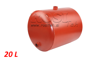 TANQUE DE METAL 20 LITROS REDONDO Φ 300MM - ALTURA 330MM