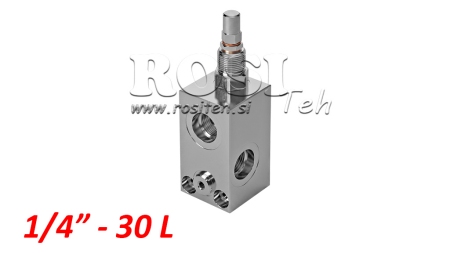 ÜBERDRUCKVENTIL VMP 1/4 10 - 180 BAR - 30 lit