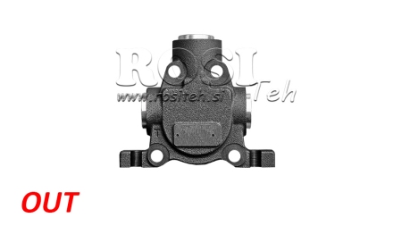 SECTION  SORTIE (EXTREMITE) POUR DISTRIBUTEUR HYDRAULIQUE PC70