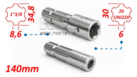 KARDANSKI NASTAVEK 1-3/8 -26 uni 220