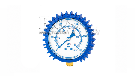 ZAŠČITNA GUMA ZA MANOMETER DN63 - MODRA