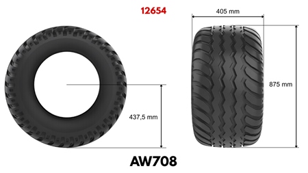 400/60-15,5 PADANGA AW708 (14 PR)
